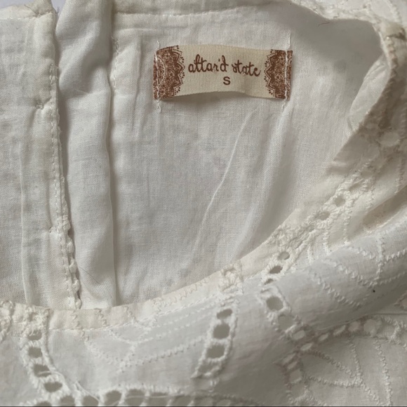 ❤️SOLD ❤️alter’d State Dress Eyelets Leaf Edge - Picture 5 of 8